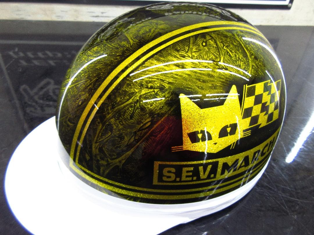 送料込！！カスタムコルク半　マーシャル　黄ラップ　ラメ最安値008