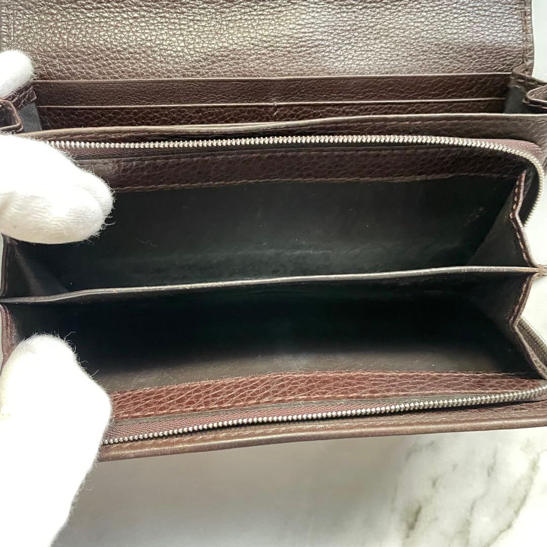 GUCCI グッチ　長財布　ホースビット　美品　2つ折り財布　0107-⑧