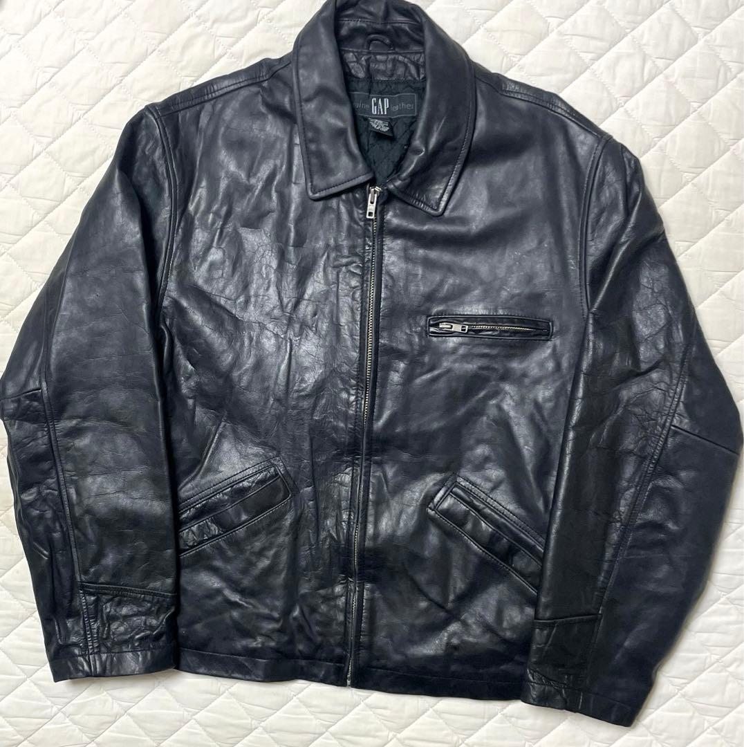 OLD GAP 90s レザージャケット 牛革