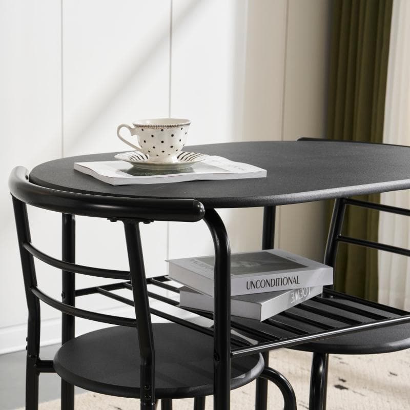 赤字価格！ダイニング 3点セット ダイニングテーブル　オシャレ！BLACK