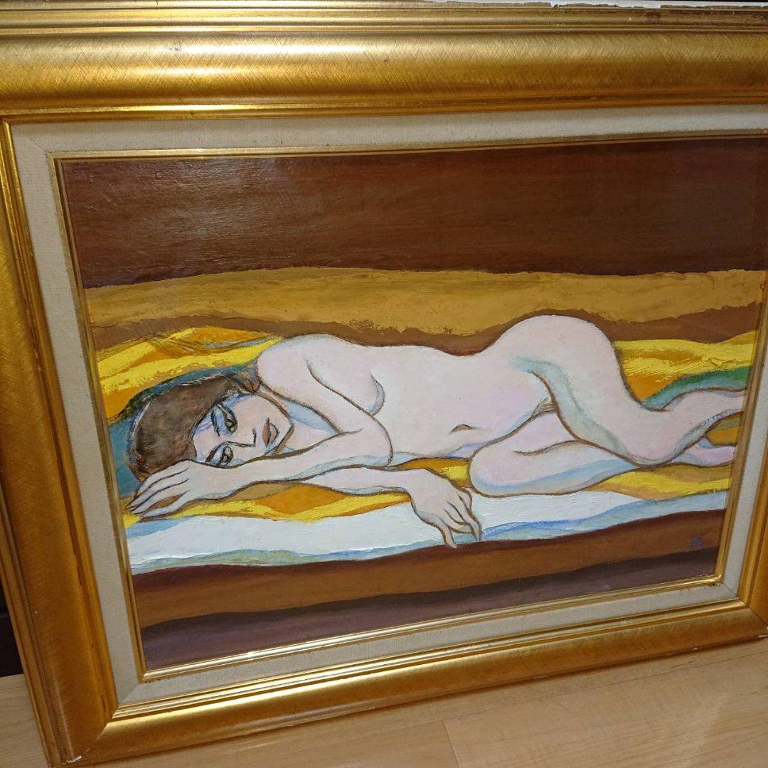 斎藤求　裸婦　絵画