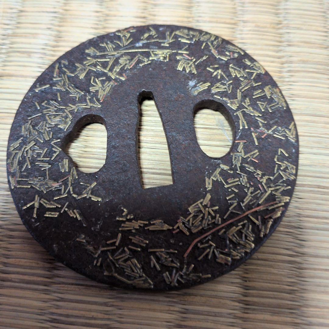 鍔　金象嵌