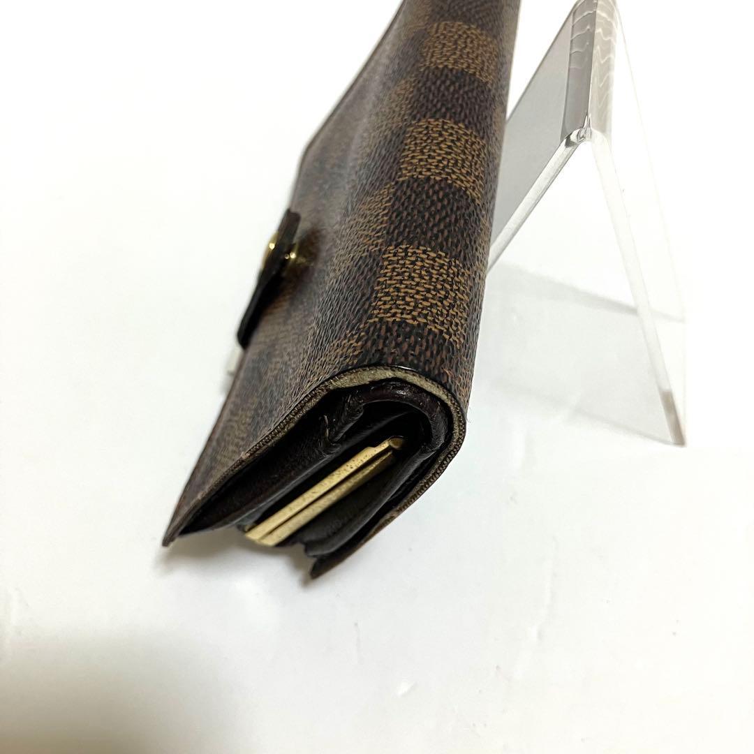 ルイヴィトン ダミエ がま口財布 二つ折り財布 ポルトフォイユ ヴィエノワ