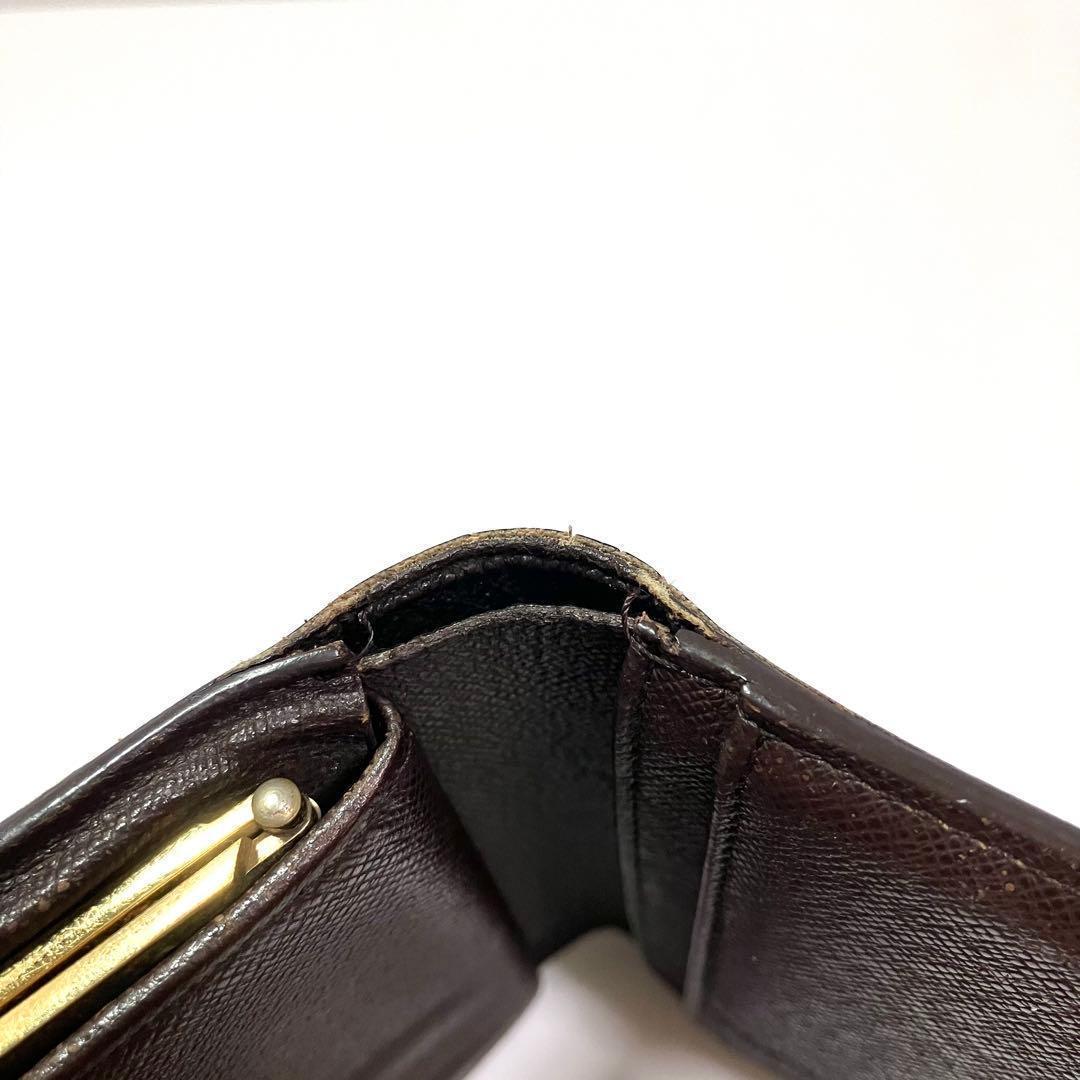 ルイヴィトン ダミエ がま口財布 二つ折り財布 ポルトフォイユ ヴィエノワ