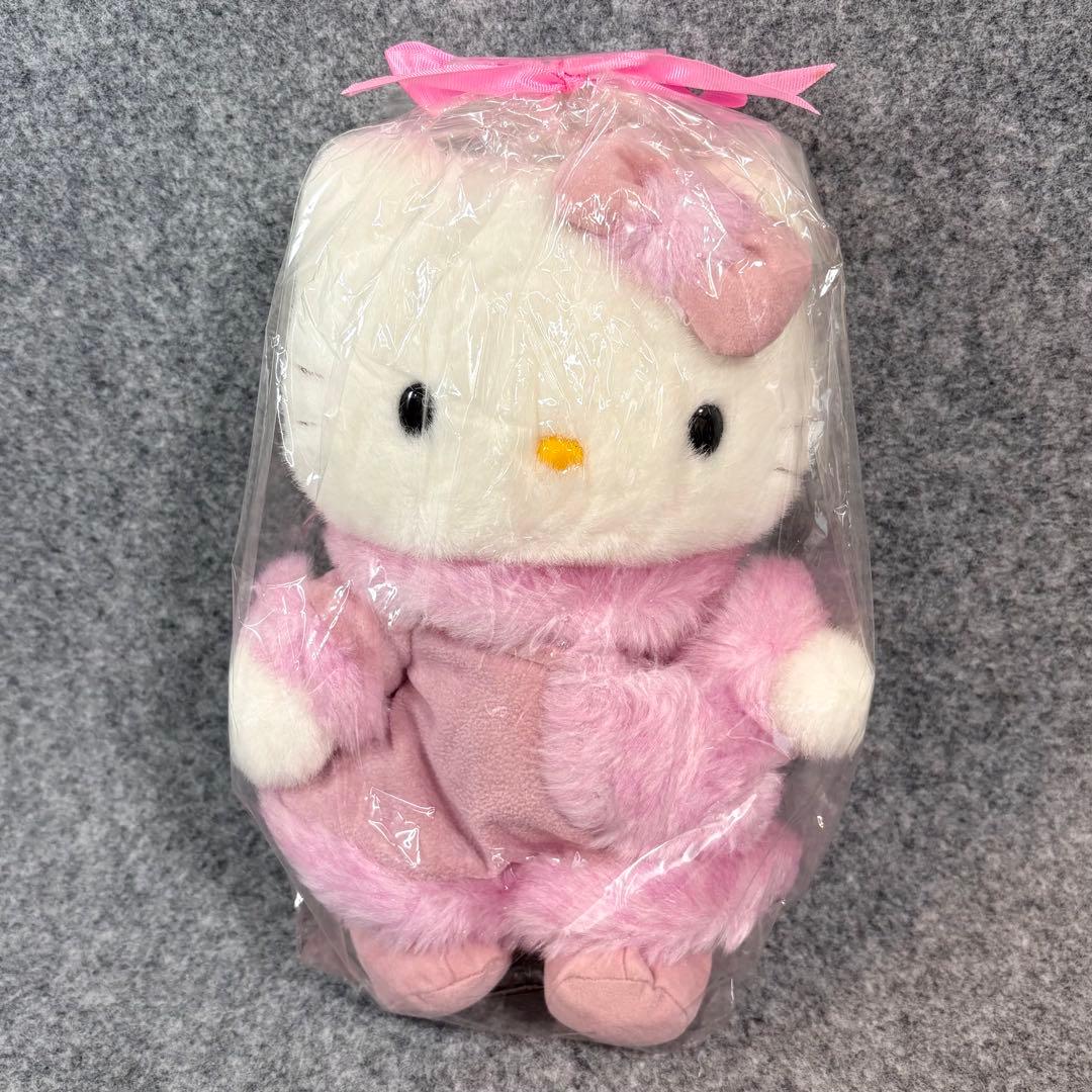 ハローキティ ドール ぬいぐるみ バックスキン コート ピンク