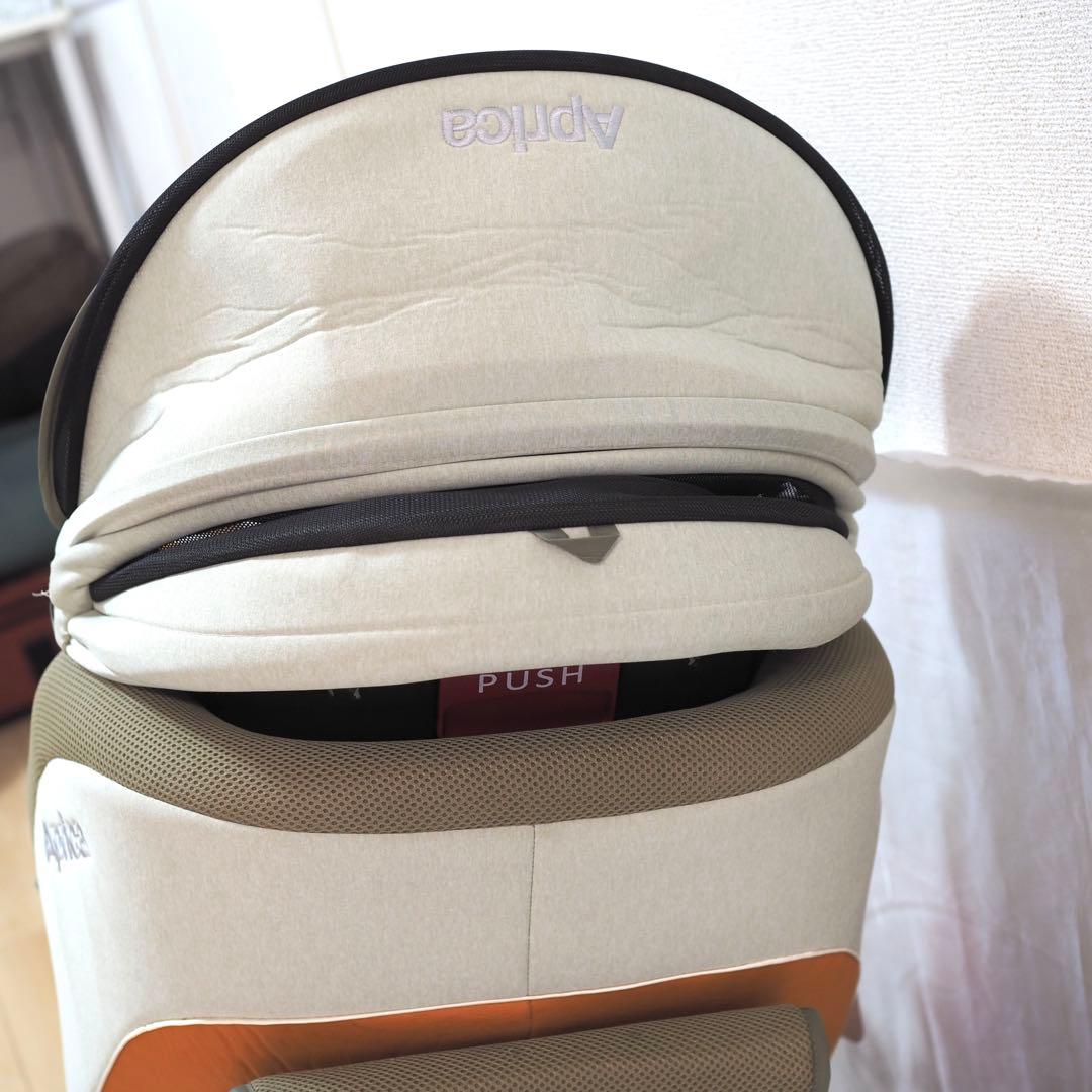 希少 テラコッタ アップリカ　クルリラAC ISOFIX 回転式　シートベルト