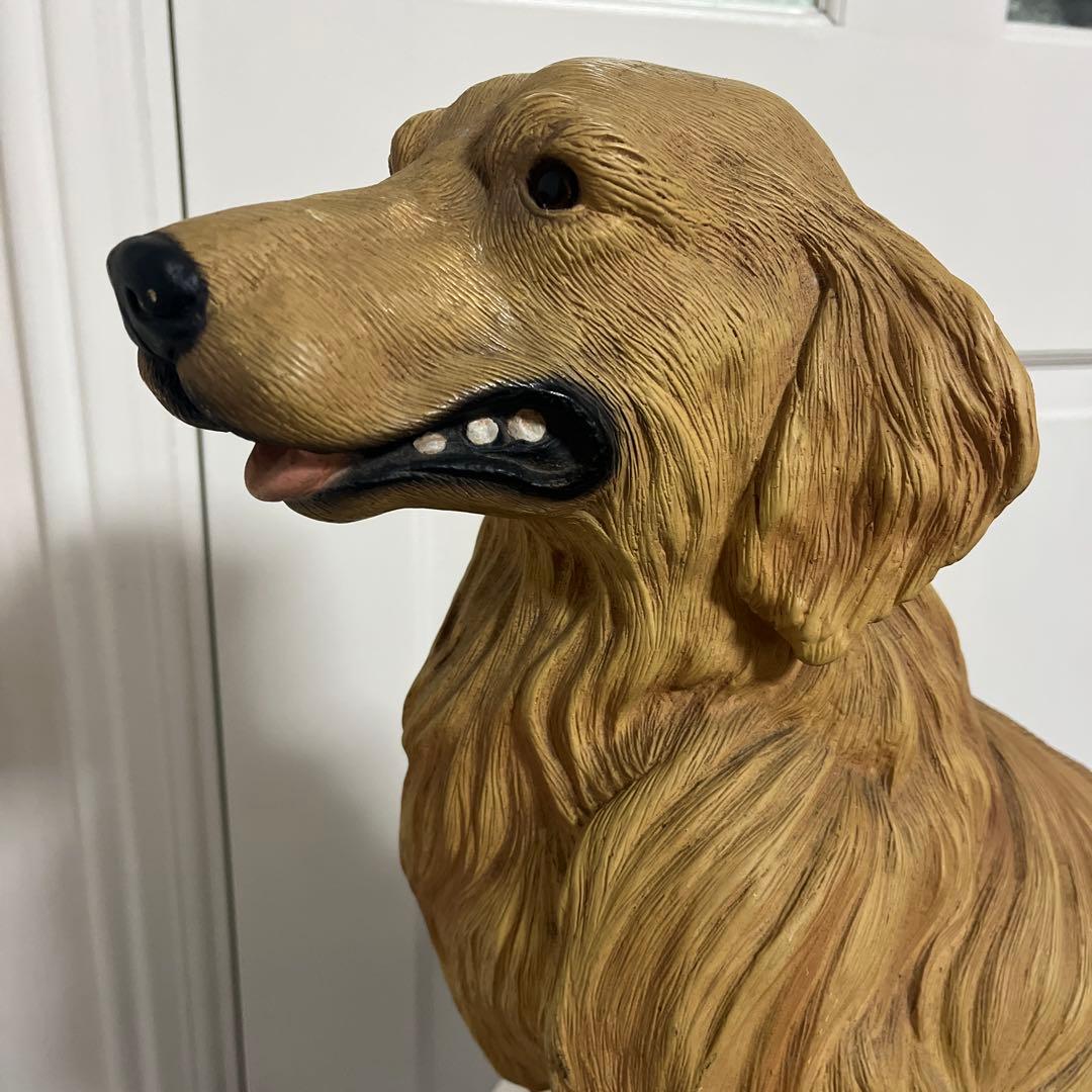 リアル　犬の樹脂製オーナメント　置物　犬　フィギュア