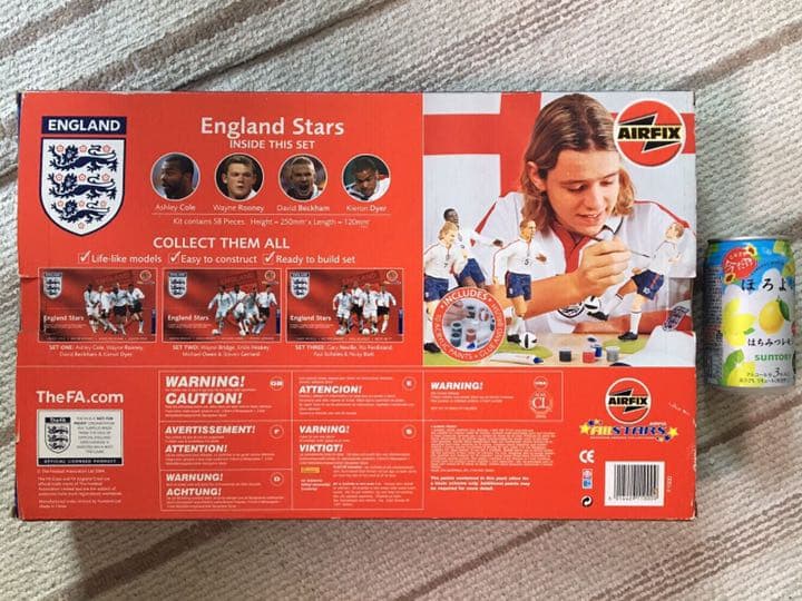 珍品 AirFix サッカー イングランド代表 ベッカム他四人セット フィギュア