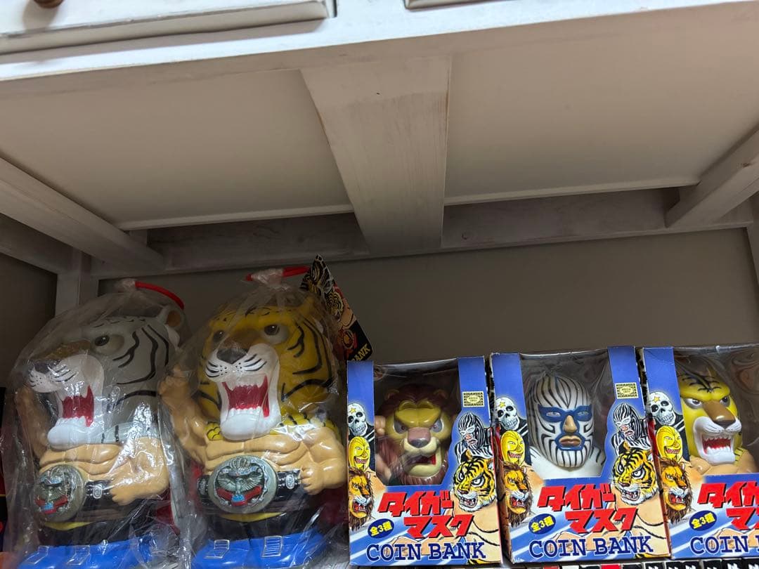 タイガーマスク　貯金箱　セット　激レア　フィギュア