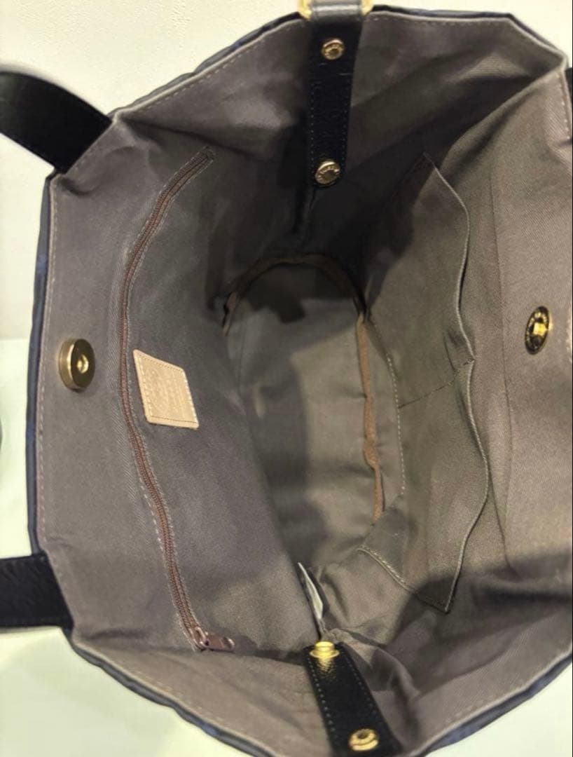 くぅ russet ナイロンジャガード2wayミニトートバッグ ショルダー