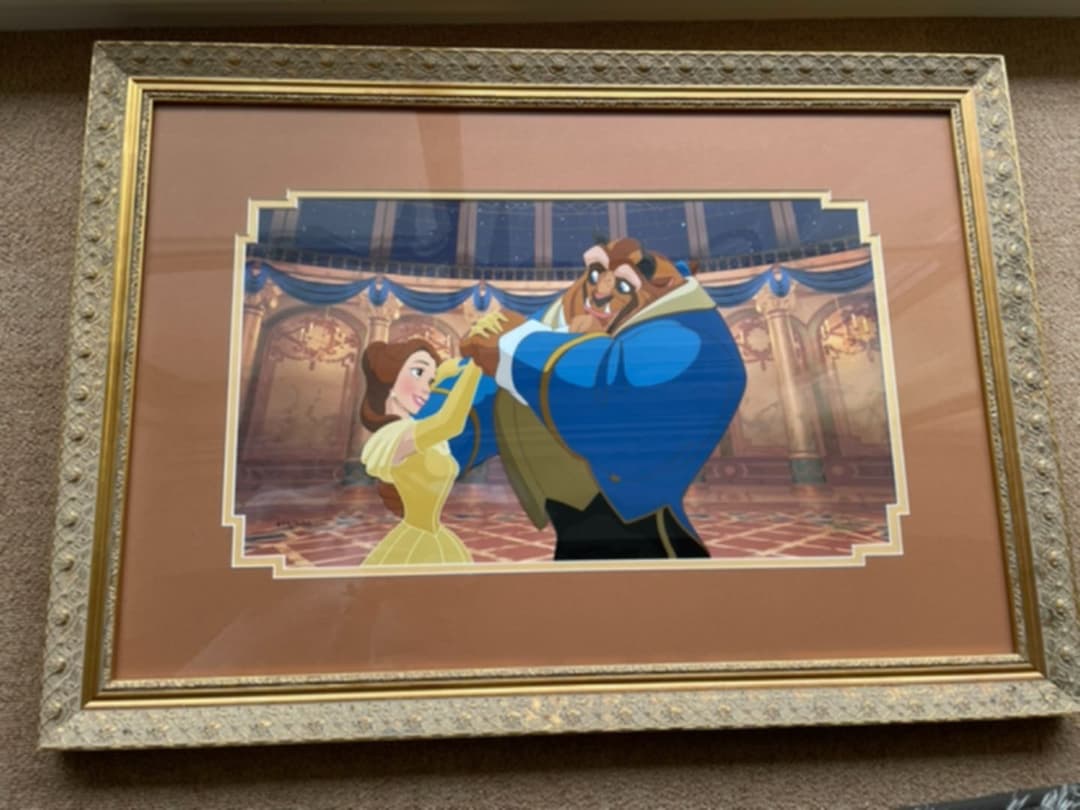ディズニー　美女と野獣　Ballroom Dancing セル画