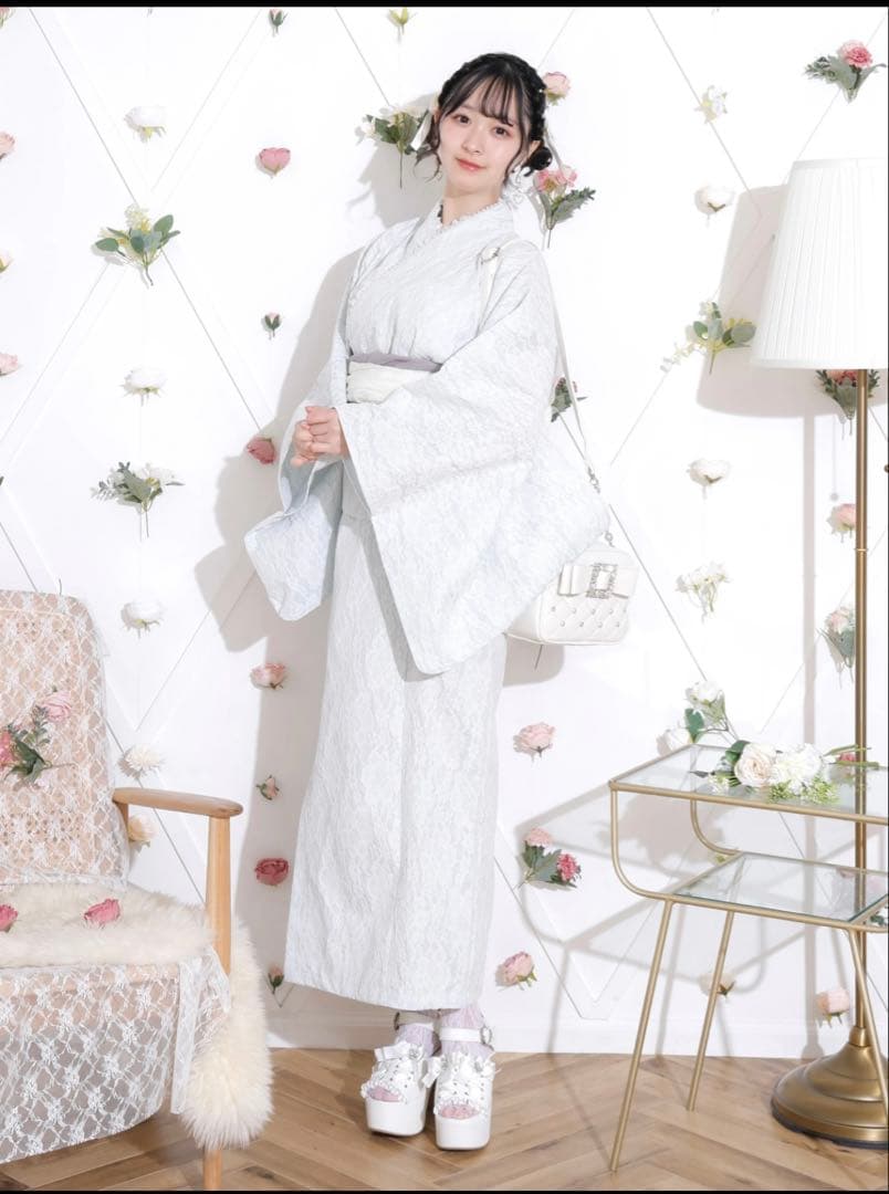 お嬢さん総レースセパレート浴衣　NOEMIE