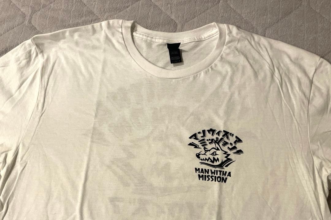 MAN WITH A MISSION 海外限定Tシャツ　サイズL 白