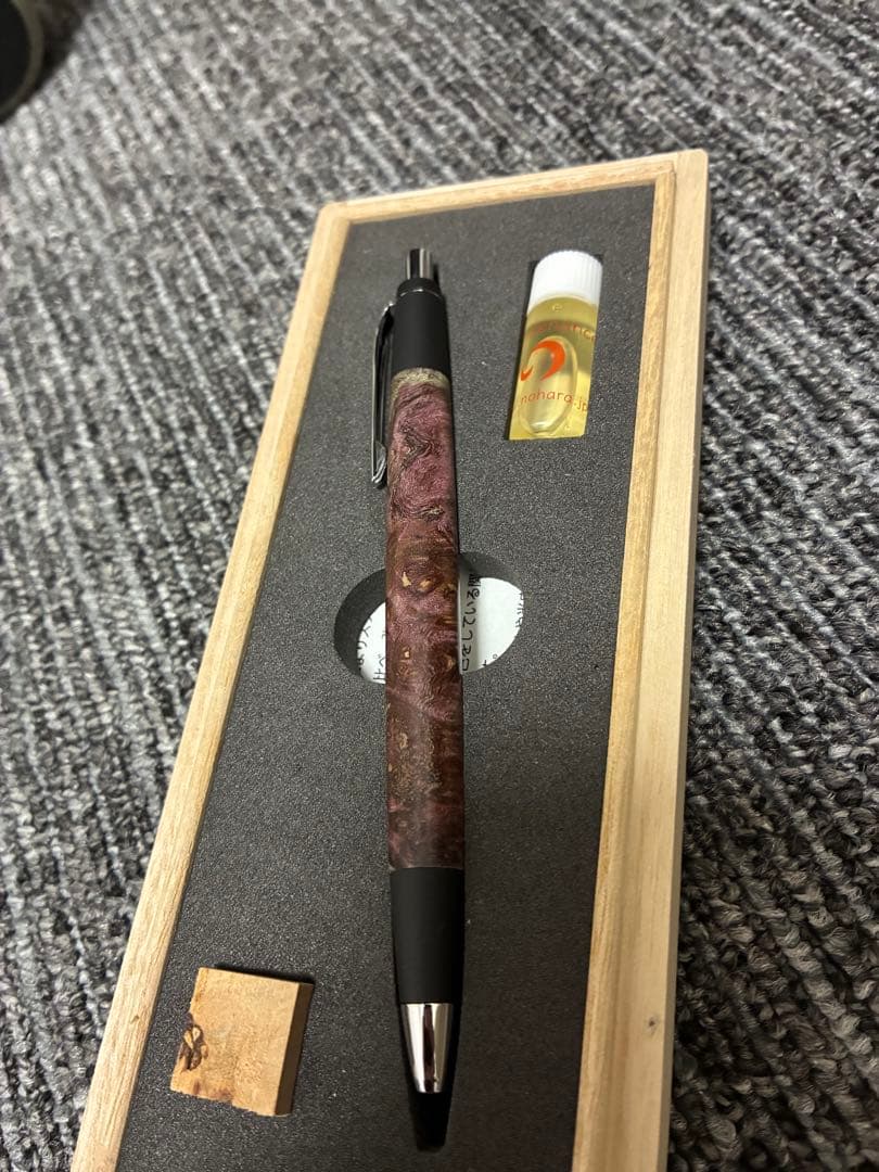 野原工芸　スタビカエデ瘤2色染 スタビライズ