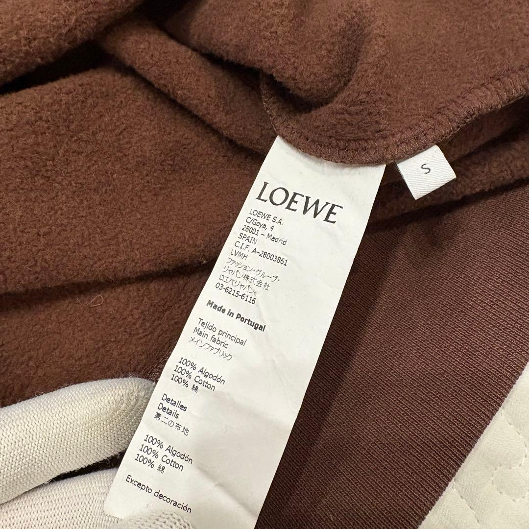 LOEWE Eye Nature ロゴ刺繍 フーディー プルオーバー S