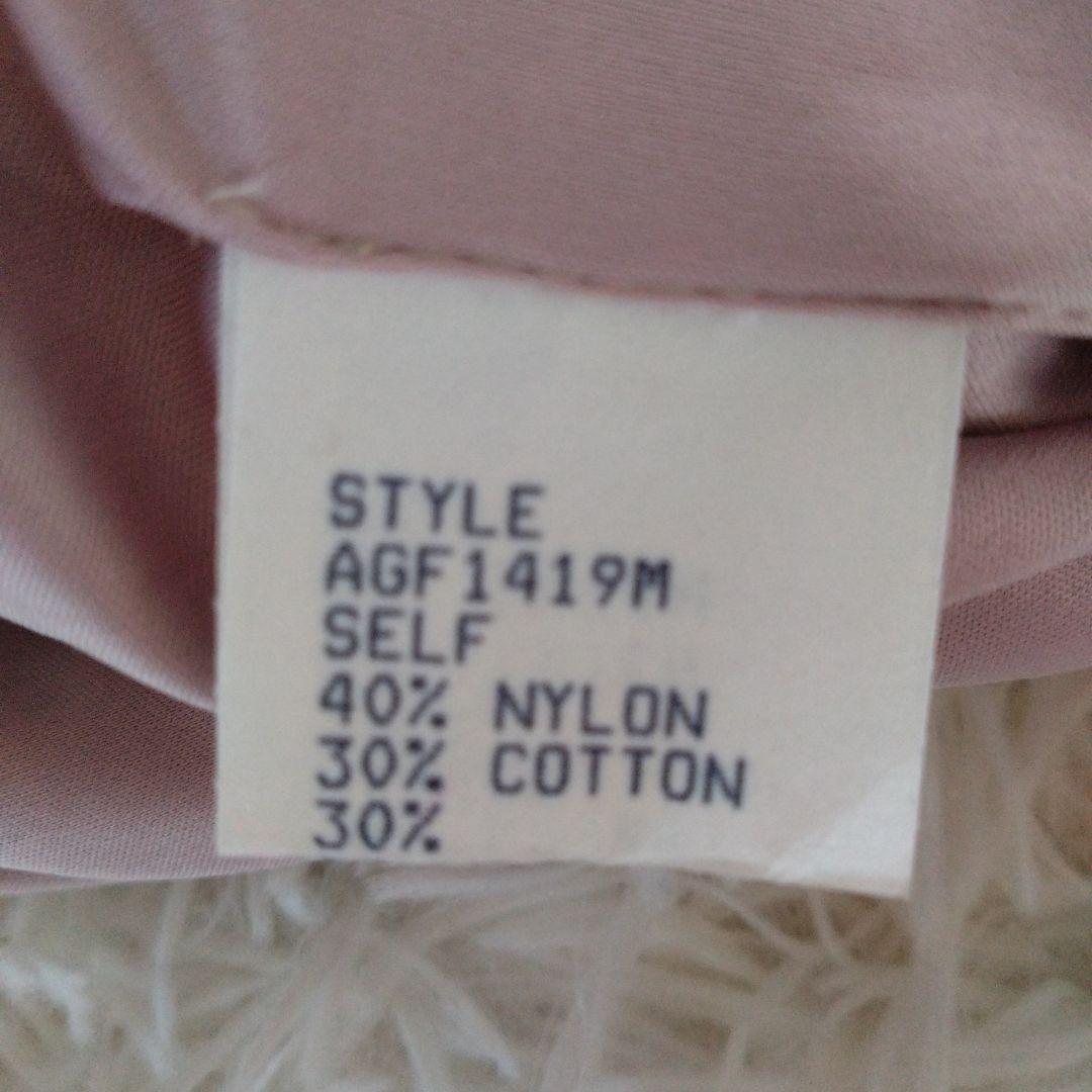 タダシショージ　ピンク　ワンピース　フラワー　スパンコール刺繍