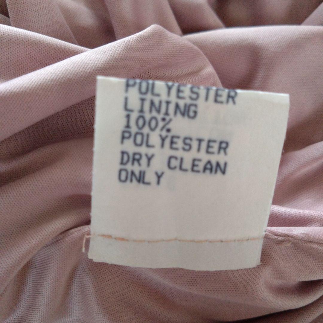 タダシショージ　ピンク　ワンピース　フラワー　スパンコール刺繍