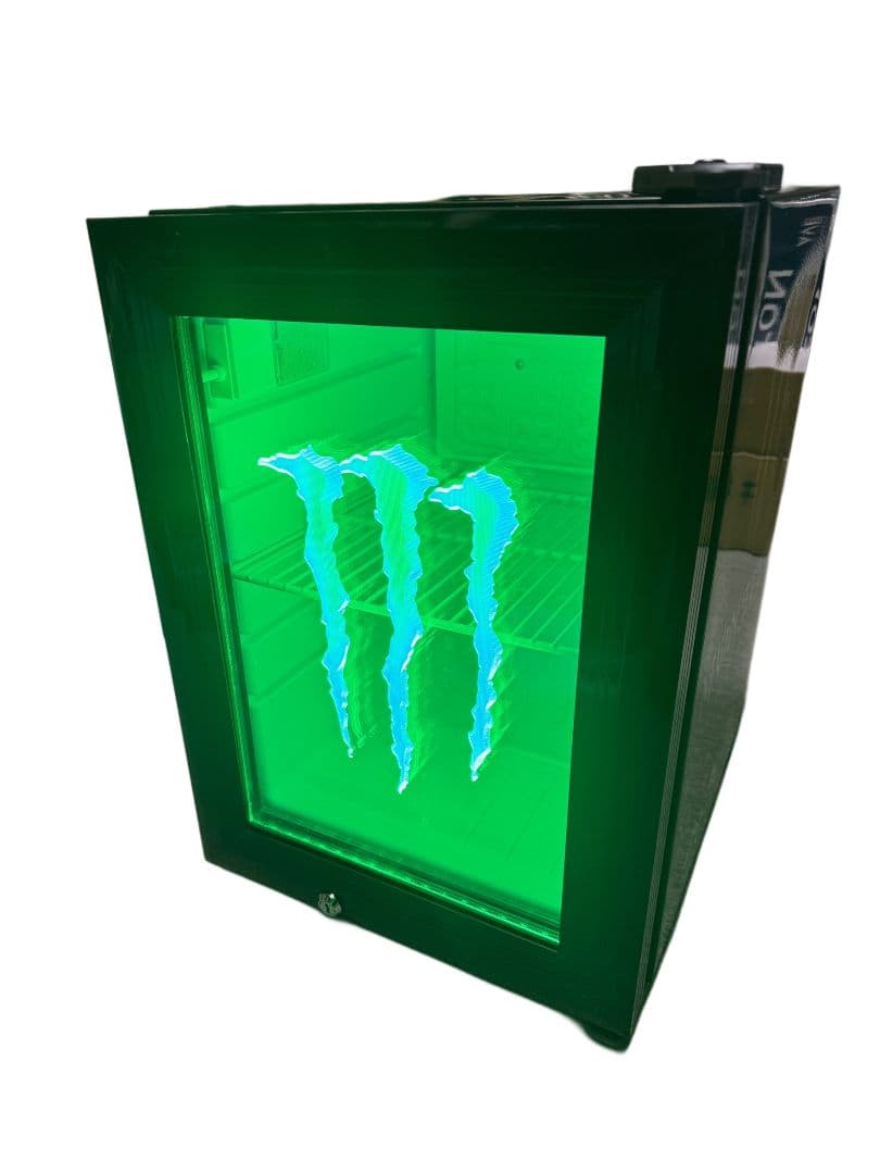 モンスター　エナジー　Monster　Energy 冷蔵庫 グリーン　LED