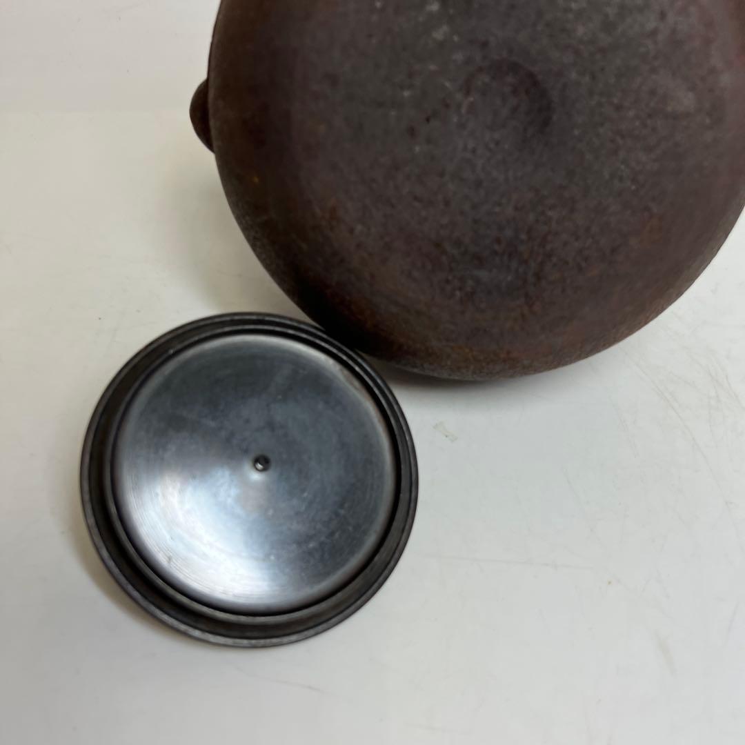 辰敏作　鉄瓶　共箱　1376g 東さ8-0126③