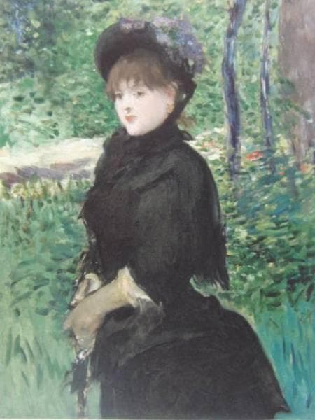 エドゥアール・マネ、「散歩」、希少な画集より、新品高級額・額装付、状態良好