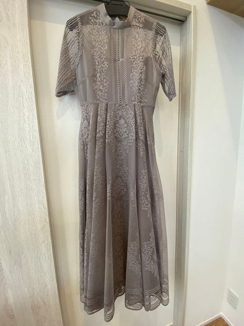 【FRAY I.D】美品_グレージュオケージョンドレス