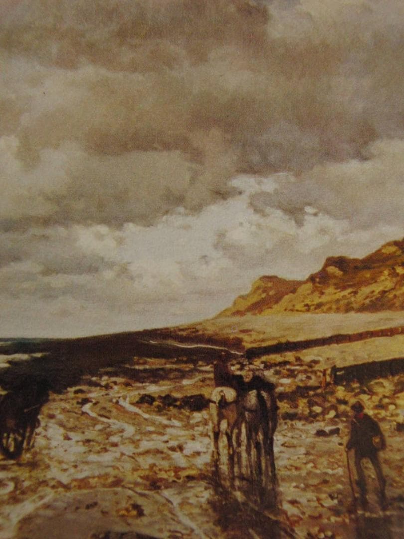 クロード・モネ、La Pointe de la Heve at Low Tide