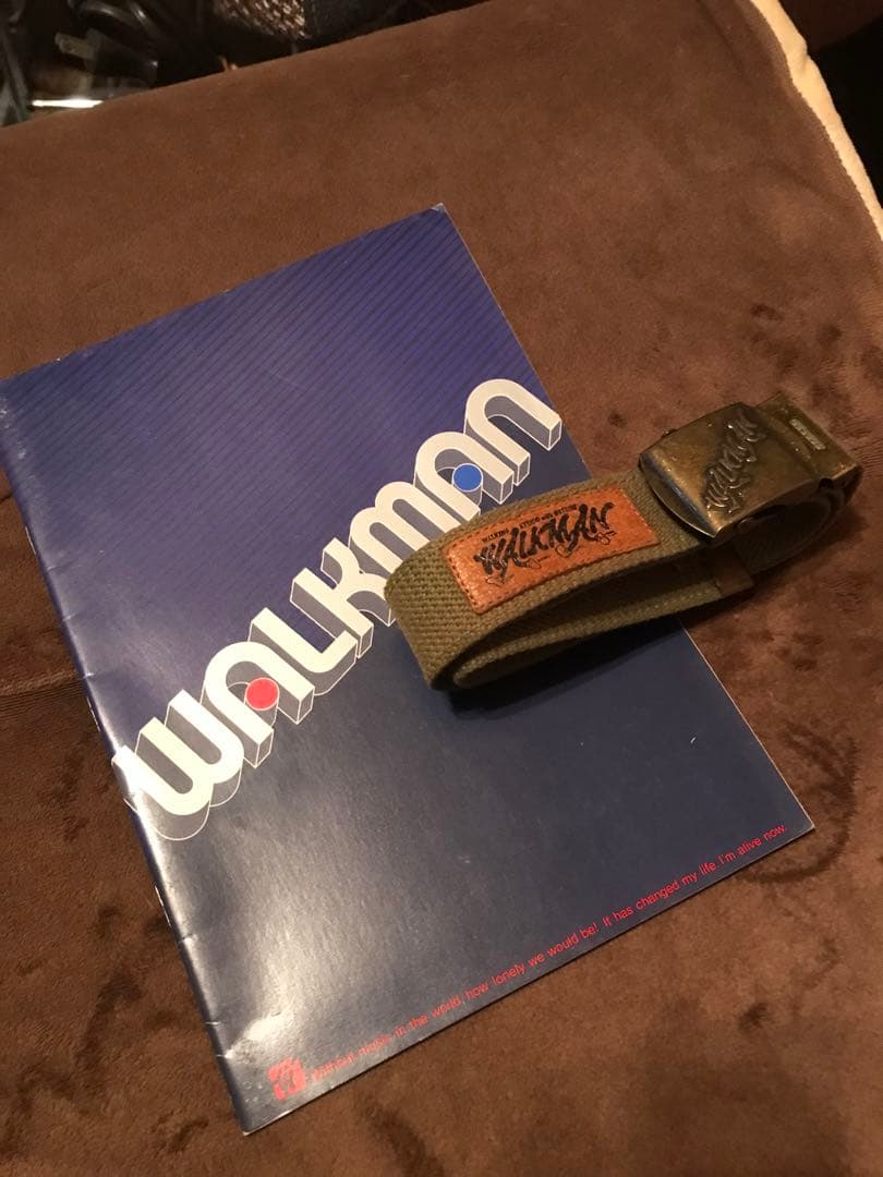 非売品　SONY レトロ ウォークマン ベルト ノート