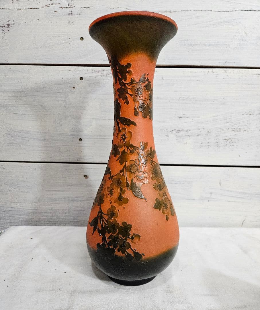 Verrerie Michel ヴェルリーミシェル 硝子の花瓶 フラワーベース