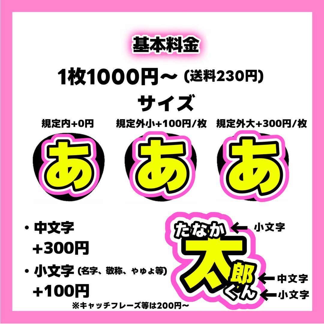 Rページ うちわ文字 オーダー