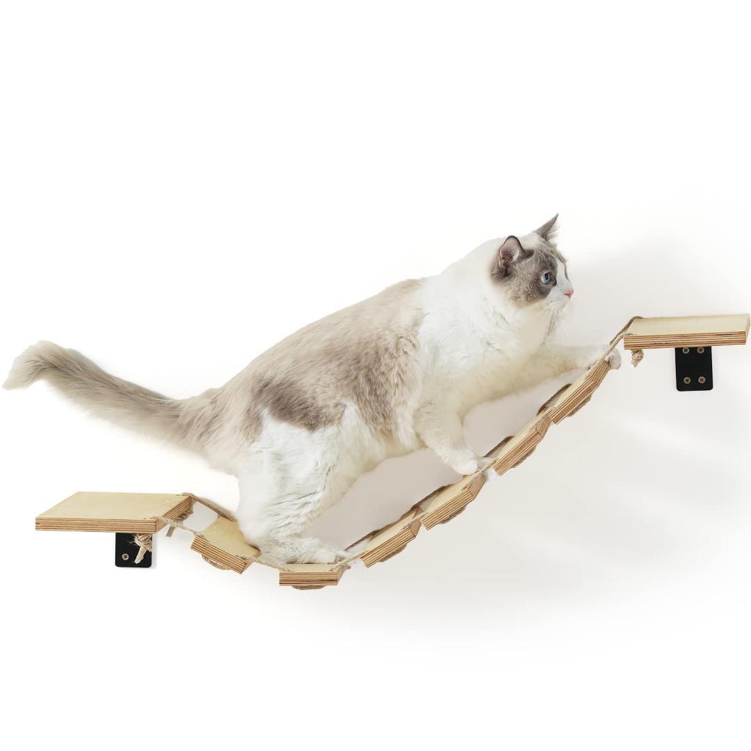 木製 吊り橋 シンプル ステップ キャットウォーク