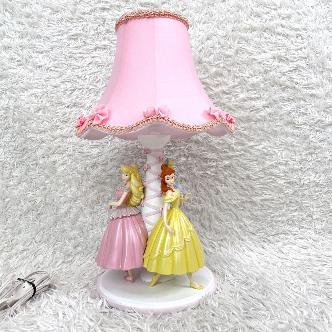 美品✨️ディズニー　ルームライト プリンセス　シンデレラ　美女と野獣　眠れる森の姫