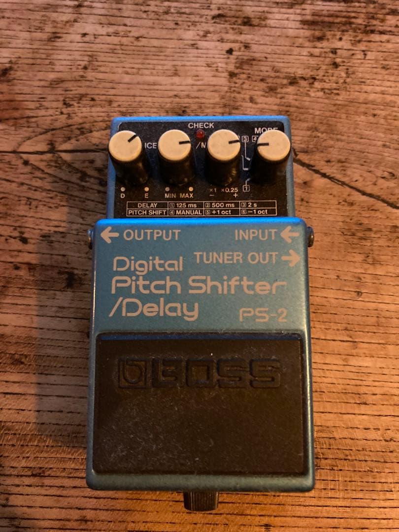 ギター boss digital pitch shifter ps-2