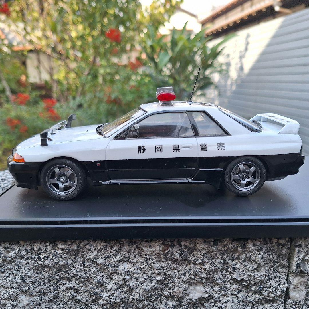 ハセガワR32GT-R パトカー アオシマR33GT-R ヴェイルサイド