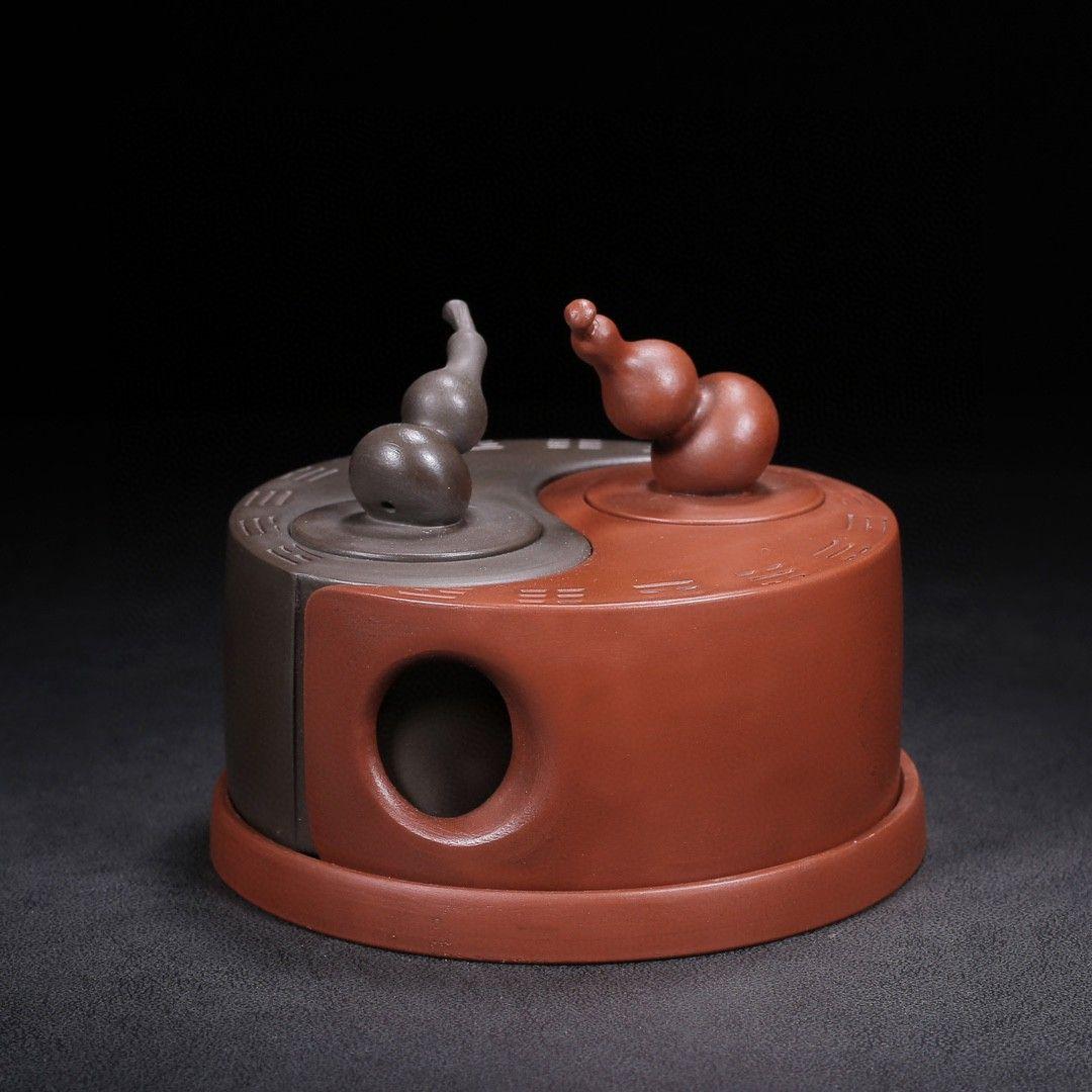 宜興紫砂壷 太極壺 茶道具 煎茶道具 工芸品 美術品 置物