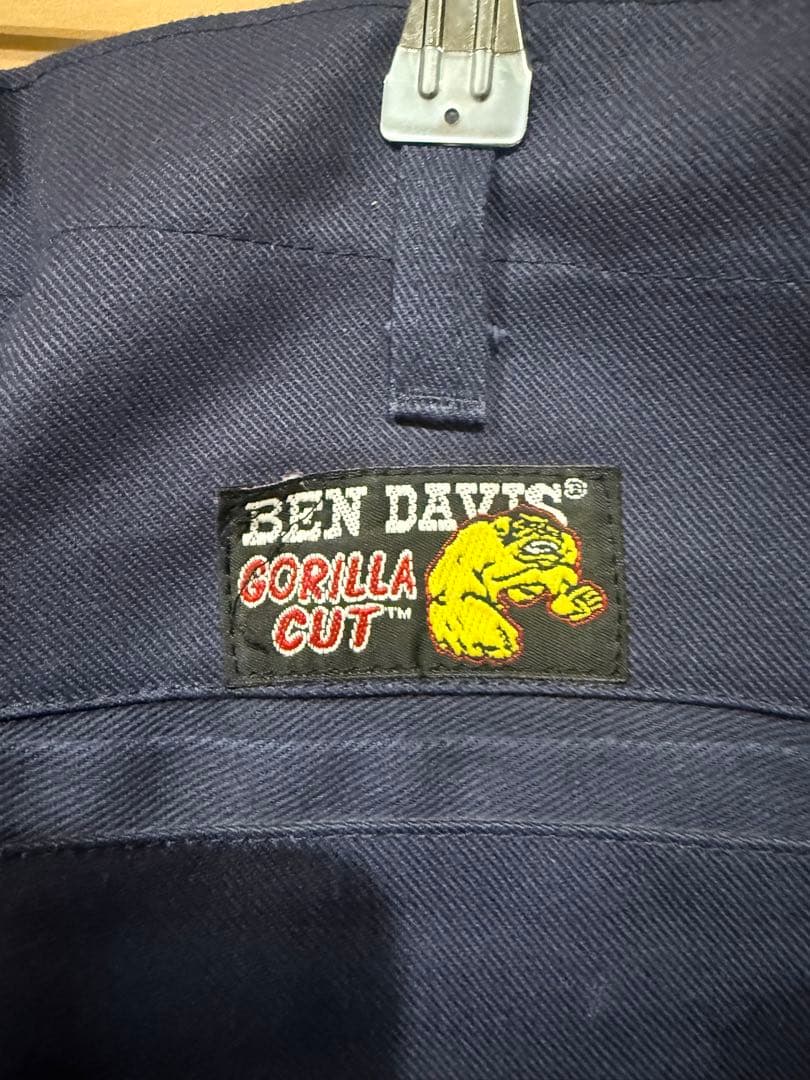 BEN DAVIS ベンデイビス ゴリラカット ワークパンツ ネイビー 32