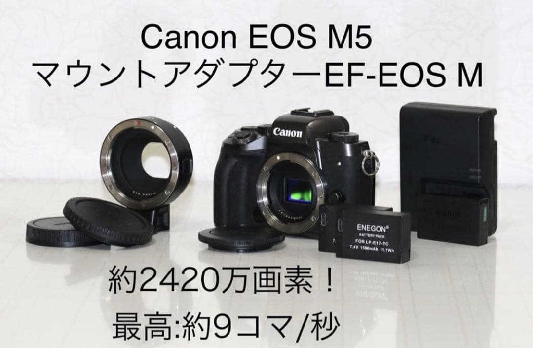 Canon EOS M5 Canon マウントアダプター EF-EOS M