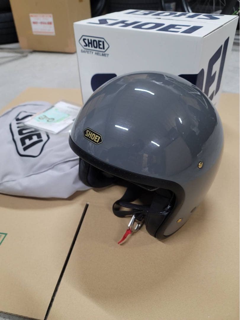 SHOEI　JO　グレー　ジェットヘルメット　J.O　XXL