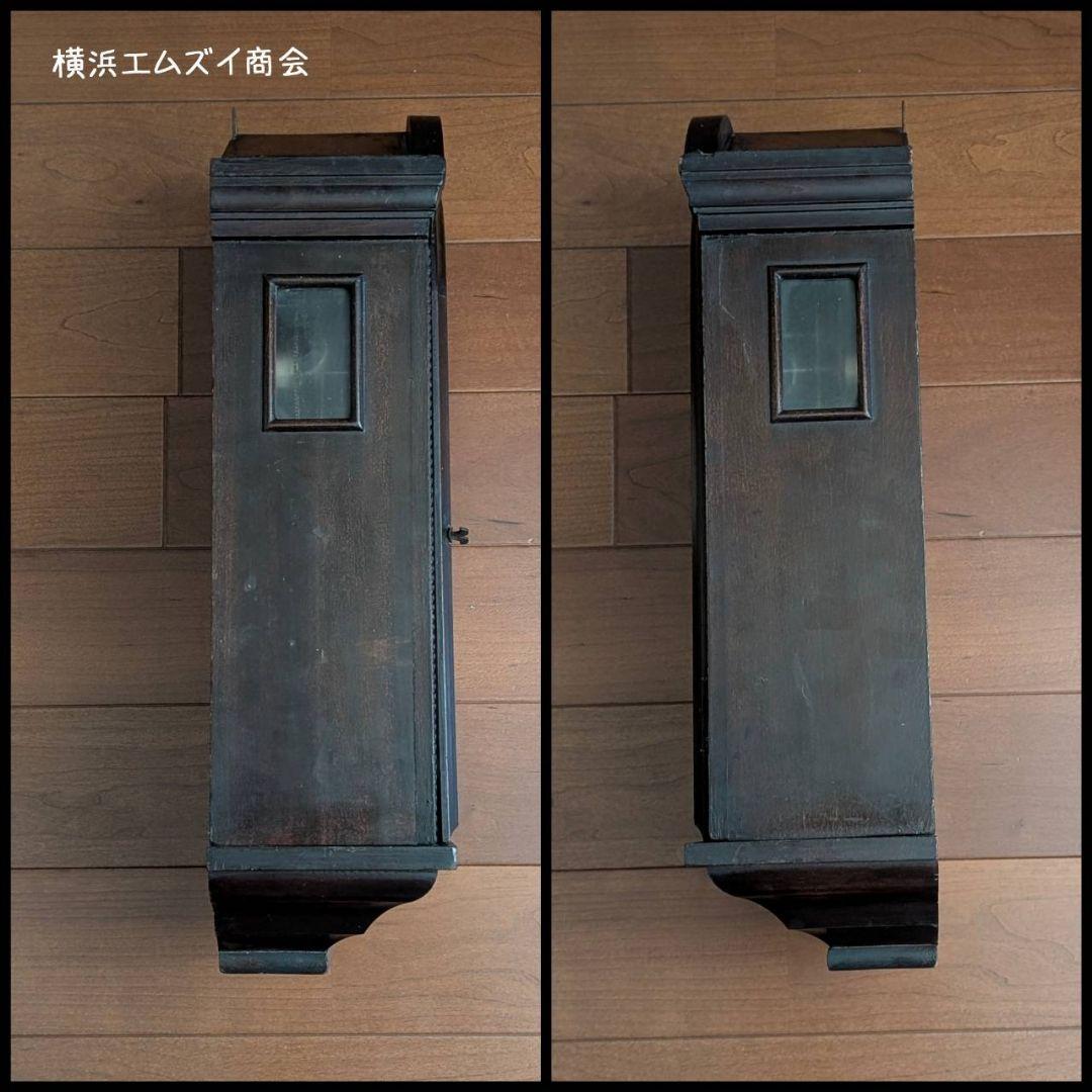 古時計　掛時計　アンティーク掛時計　宮型掛時計