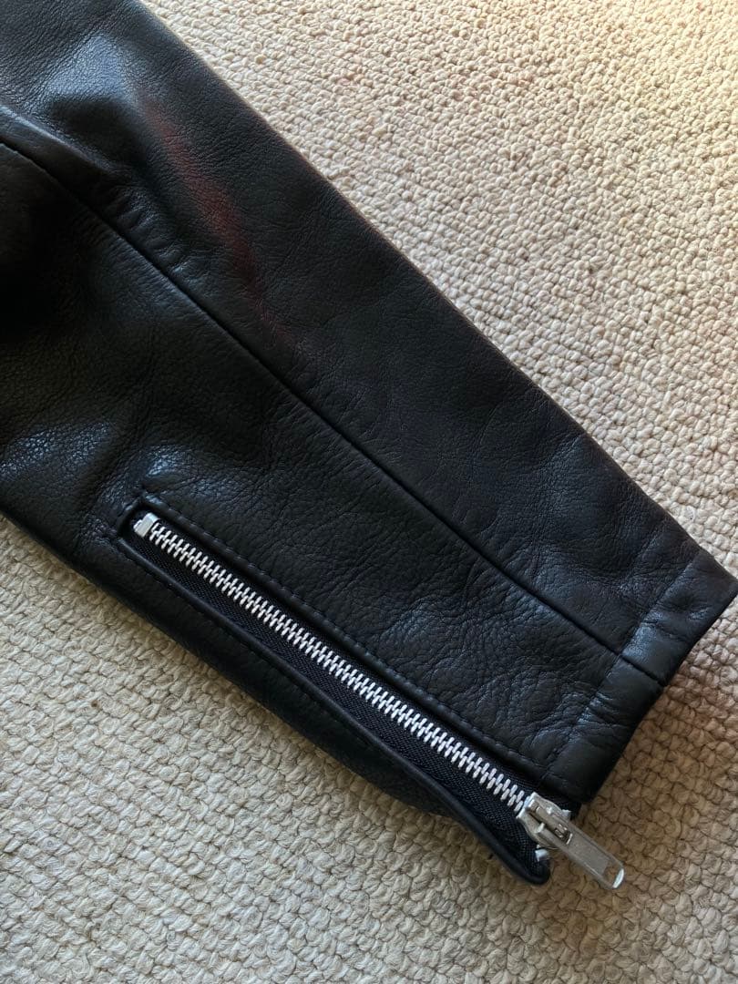 Supreme 初期 レザーライダースジャケット ブラック L