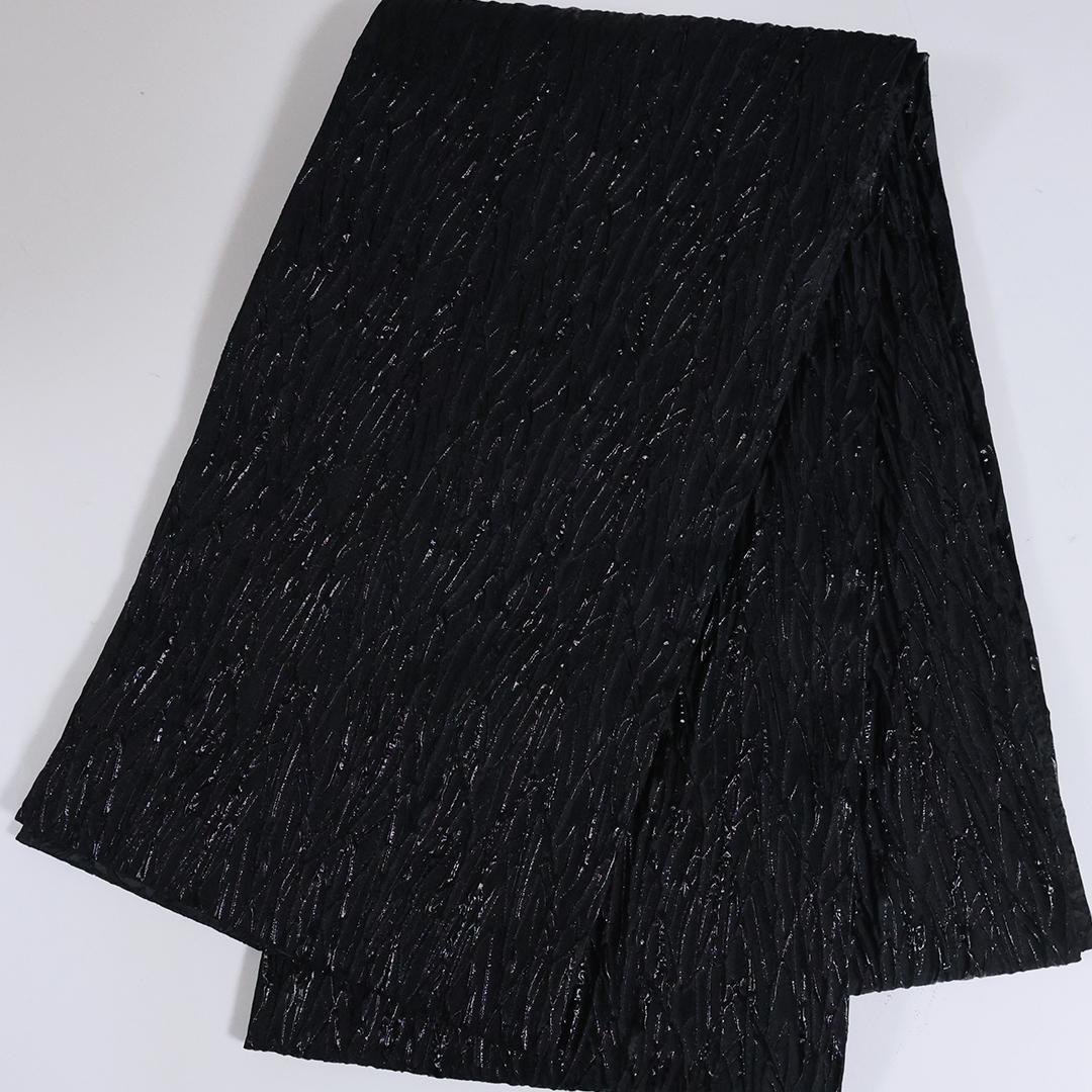 【良好】◆ 振袖6点セット ◆丈165cmフルセット黒帯新品成人式絞りTu49