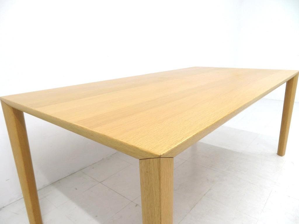 展示品　カンディハウス　オーク材　ナラ材　ダイニングテーブル　ウイングラックス