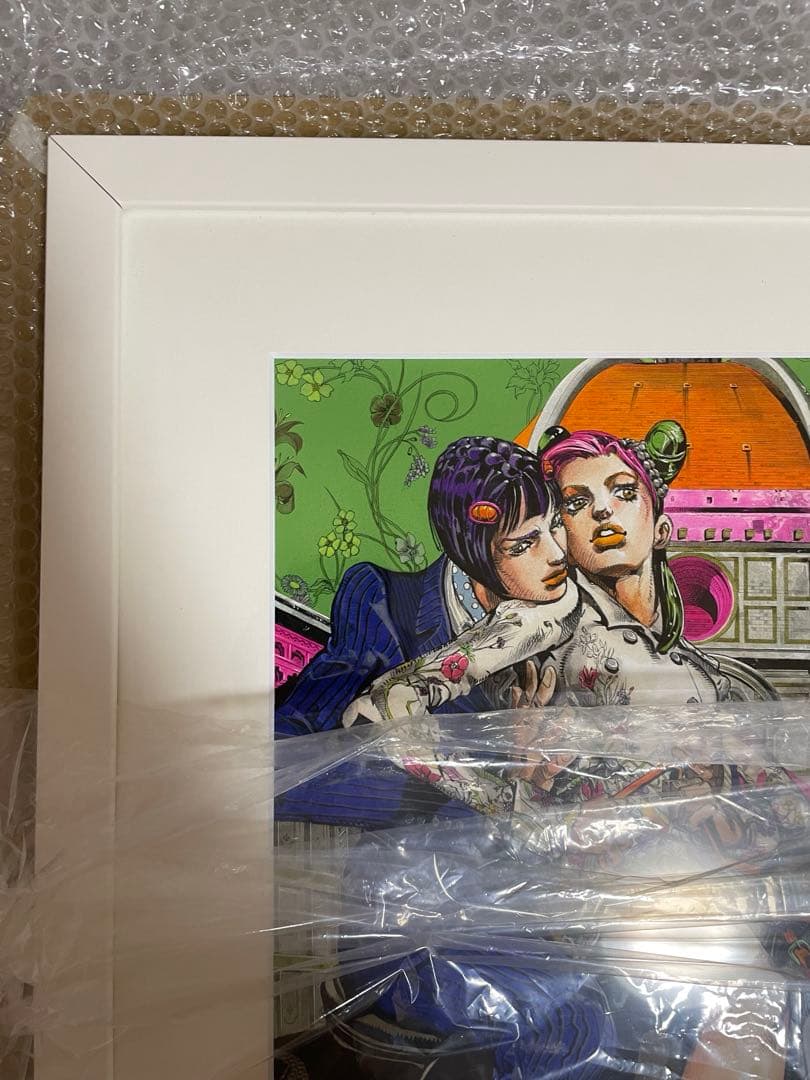 ジョジョの奇妙な冒険　徐倫&ブチャラティ 複製原画