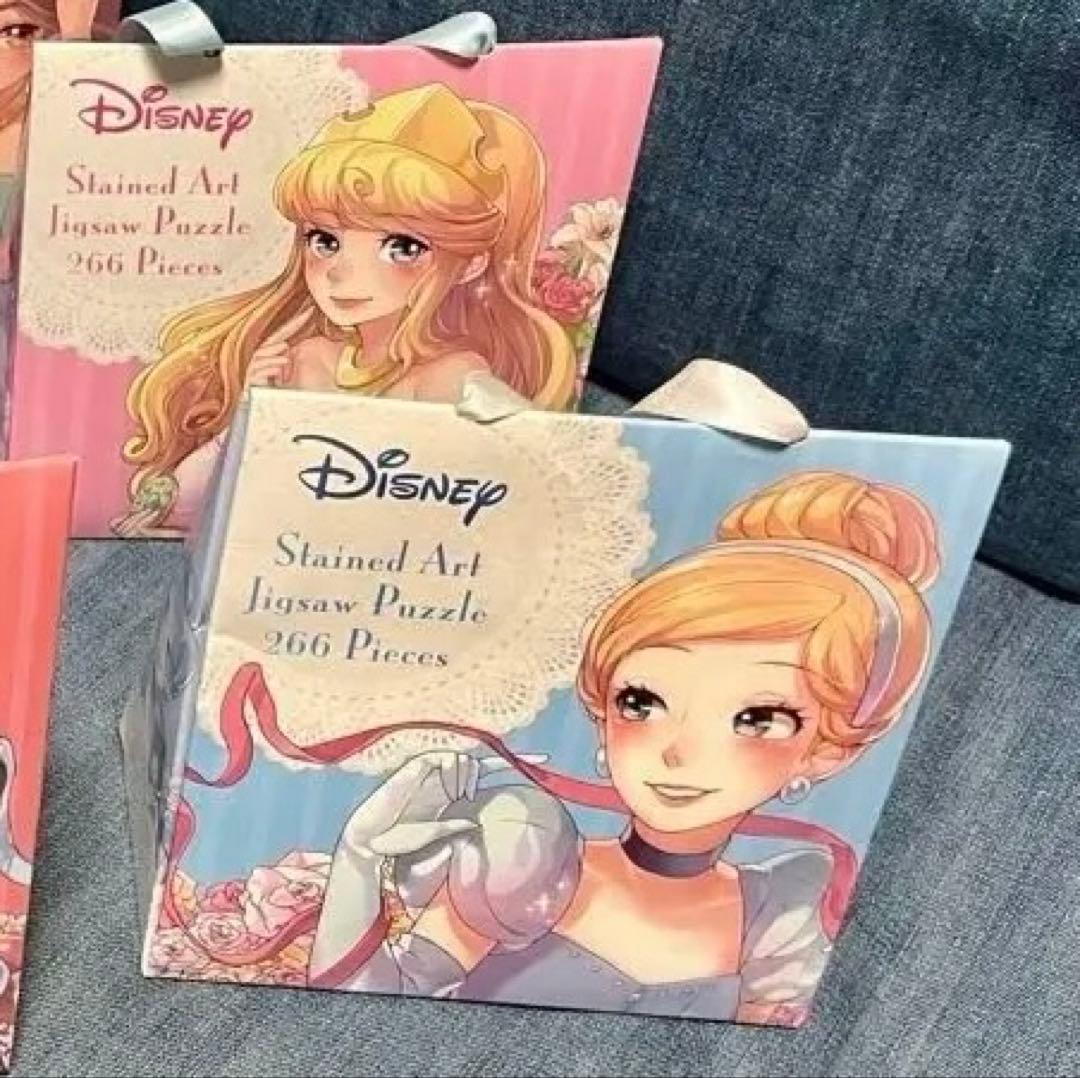 Disney ステンドアートジグソーパズル ぎゅっと266ピース 6個セット