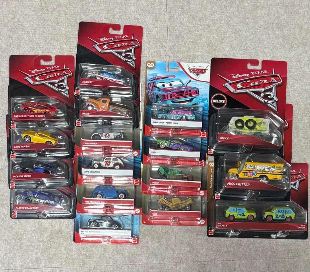 こ*う様 disny Cars pixar カーズ マテルミニカー17台 セット