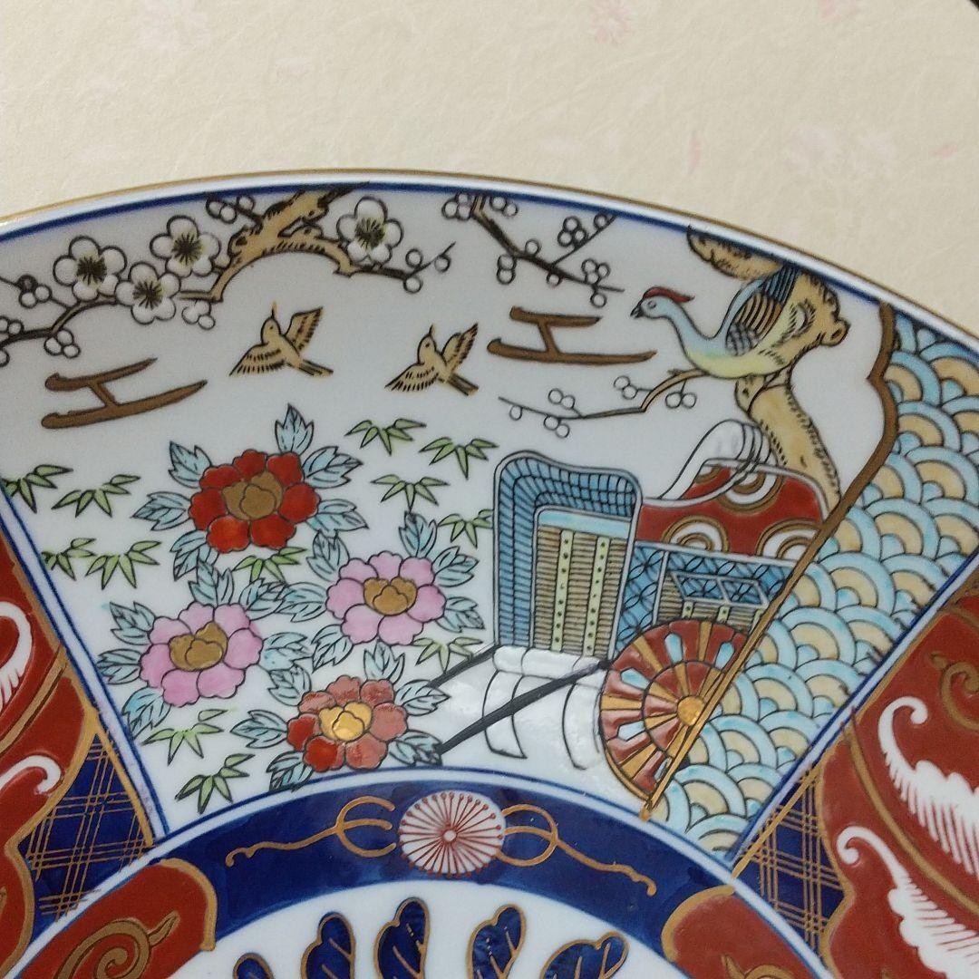 有田焼 ゴールド伊万里 飾り皿 大皿 45センチ　手描き