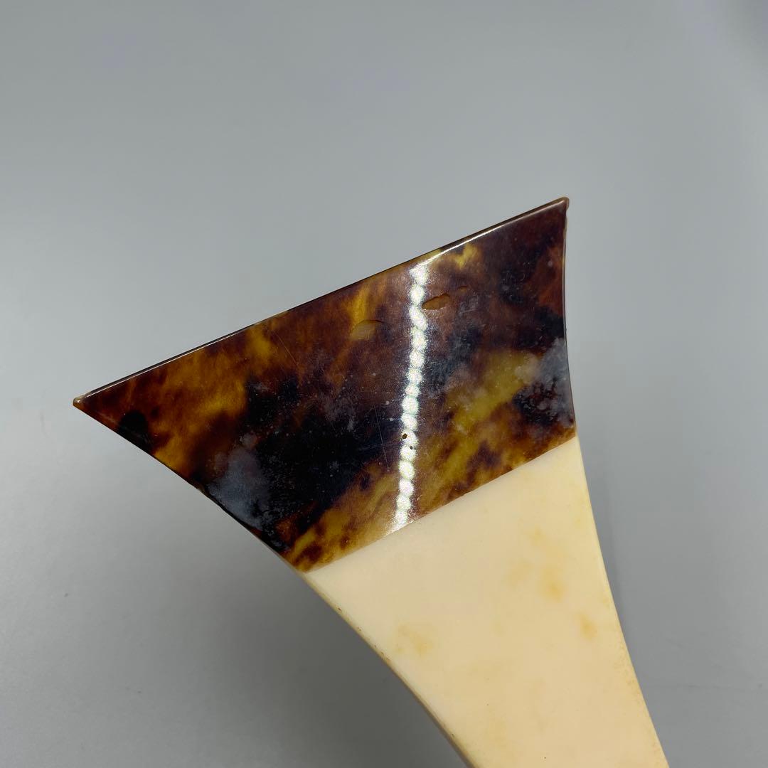 239ヴィンテージ 天然素材　三味線バチ　重さ約114g