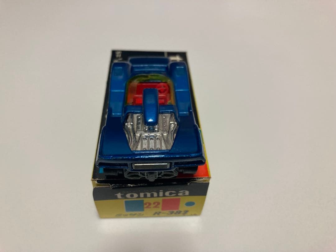 トミカ　No.22-1-1日本製　ニッサン　R-382 青色指定箱　入手難易度A