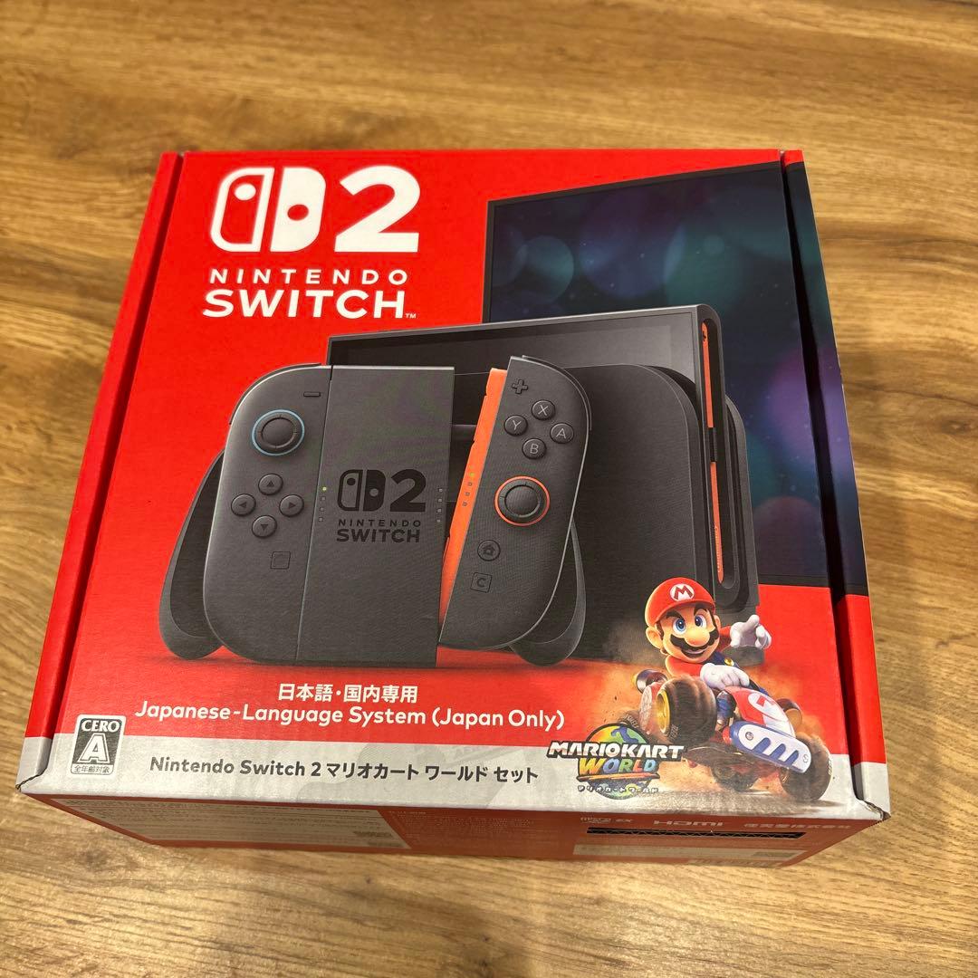 週末オークションNintendo Switch D2日本語版 マリオカートセット