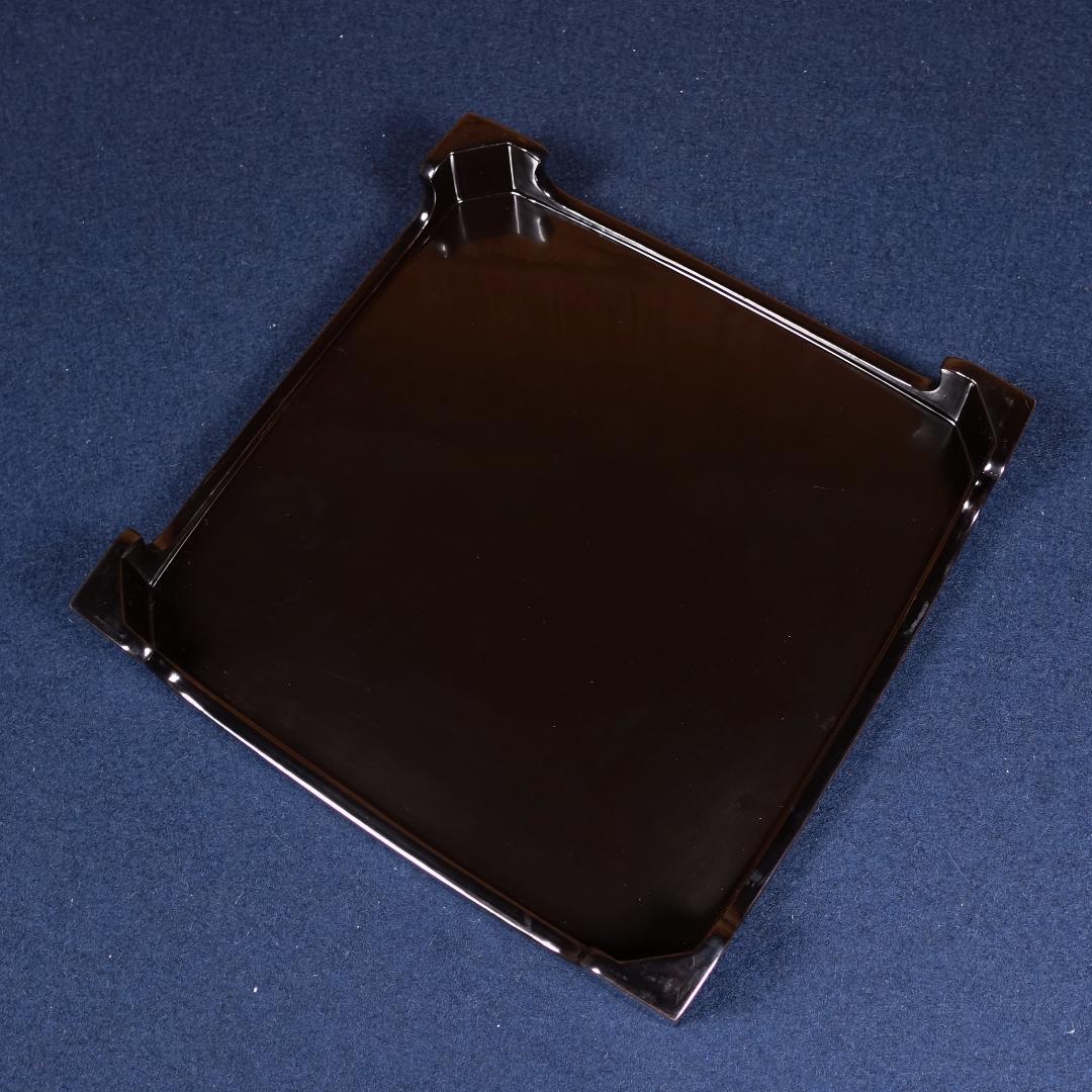 極上 輪島塗 黒塗 鉄仙蒔絵 三段重箱 共箱