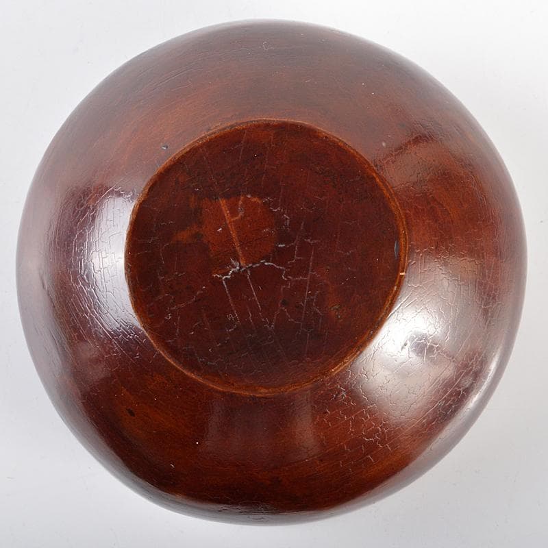 茶道具　漆塗　青貝文字　茶器　蓋物　時代箱付　M　R5487